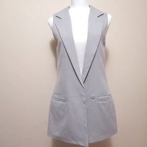 Shawl Collar Double Breasted Vest Blaz